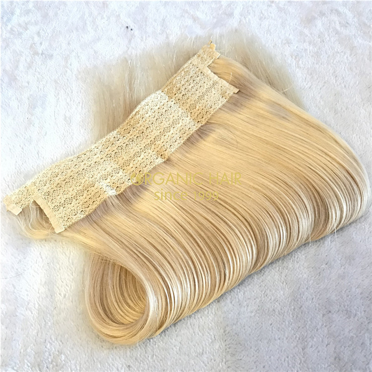 Cheap halo hair extensions and good reviews platinum color X79